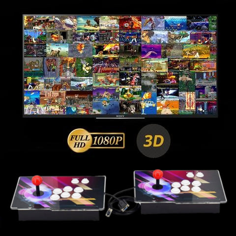 2350 RETRO ARCADE MACHINE MULTIPLAYER BUILT IN GAMES HDMI HD - Retro Gaming Haven