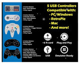 Retro USB Gamepads - N64 - SNES - PS2 - NES - Sega (Perfect for Retropie) - Retro Gaming Haven