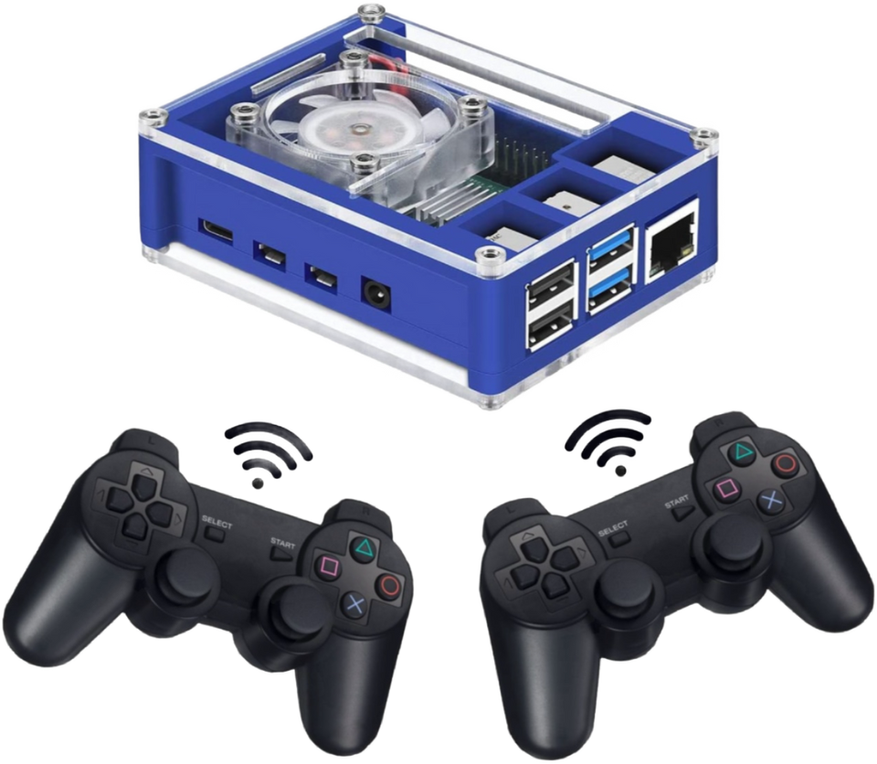 Retropie Extreme Edition Raspberry Pi 4 Retro Console Kit - Over 130,000 Games Over 60 Consoles and Arcades - Emulator Console Emulation Console - Retro Gaming Console