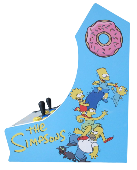 Simpsons Bartop Arcade Cabinet - 1300 Games - Two Players - Retro Gaming Haven