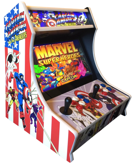 Captain Bartop Arcade Cabinet - 1300 Games - Two Players - Retro Gaming Haven