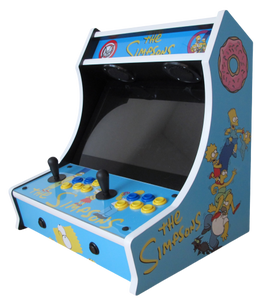 Simpsons Bartop Arcade Cabinet - 1300 Games - Two Players - Retro Gaming Haven
